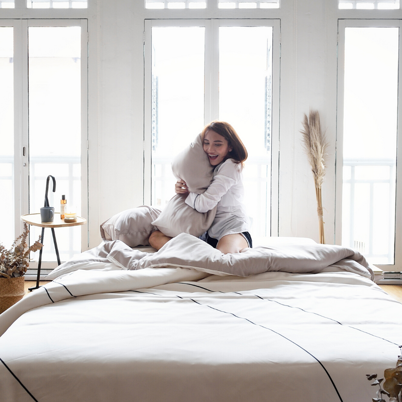 Lines & Movement Bamboo Duvet Cover