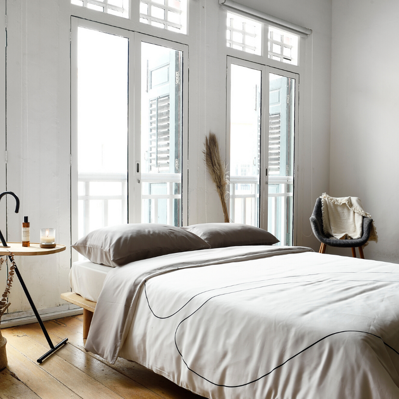 Lines & Movement Bamboo Sheet Set
