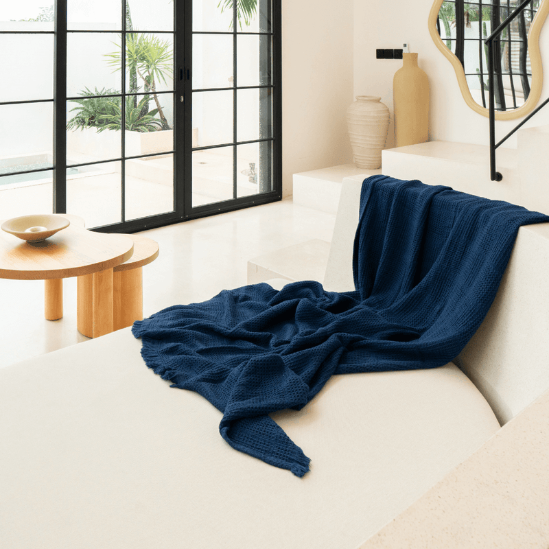 Cosy Waffle Throw