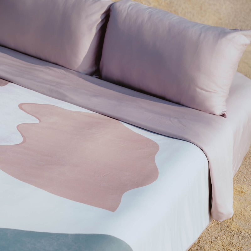 Shapes of Time Bamboo Duvet Cover
