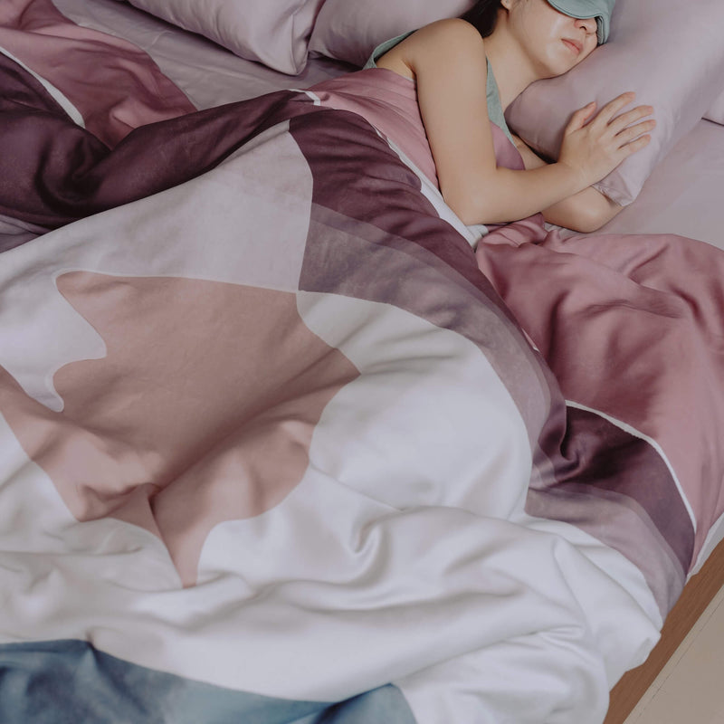 Shapes of Time Bamboo Duvet Cover