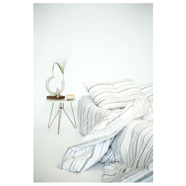 Organic Cotton Stripes Fitted Sheet