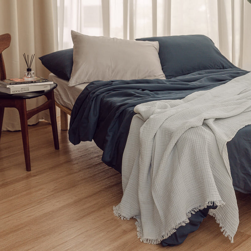 Organic Cotton Cloud Throw