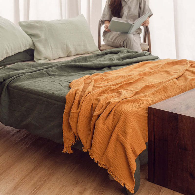 Organic Cotton Cloud Throw
