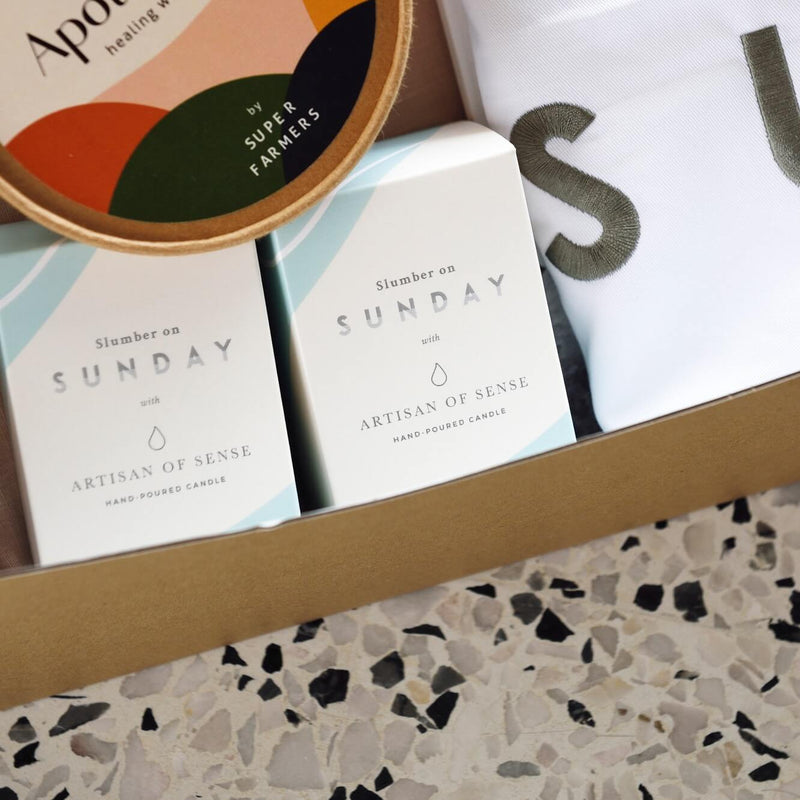 Sunday Bedding x Artisan of Sense Candles