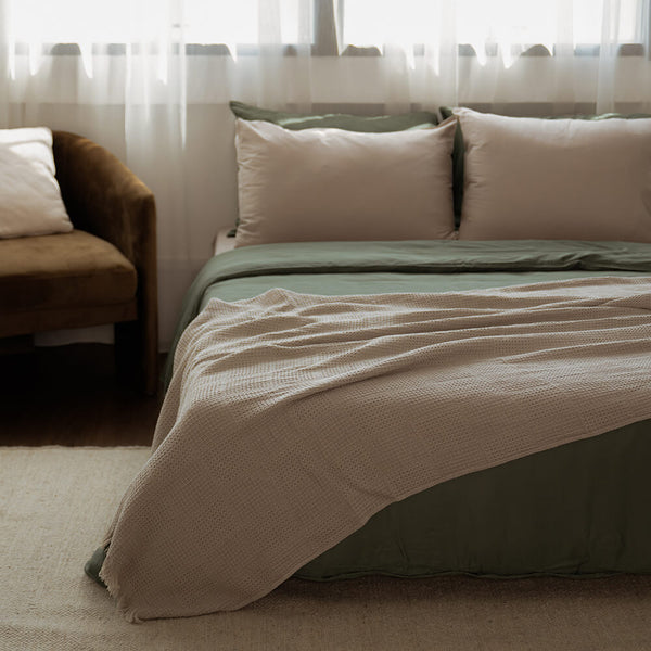 Cosy Waffle Throw