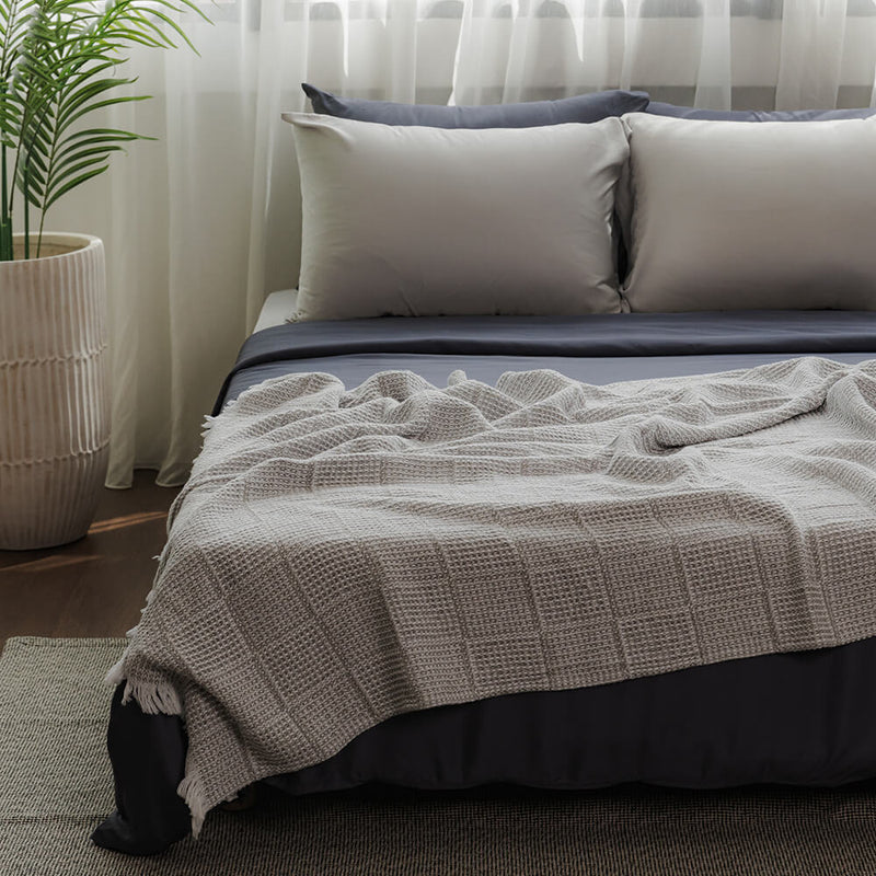 Cosy Waffle Throw