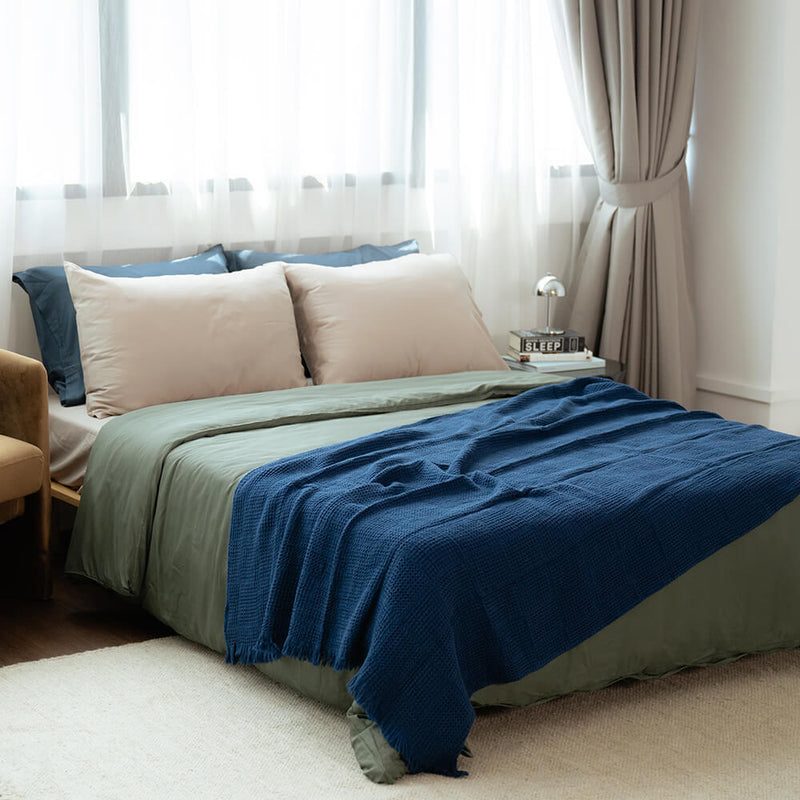 Cosy Waffle Throw