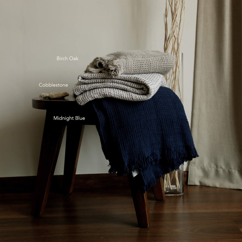 Cosy Waffle Throw