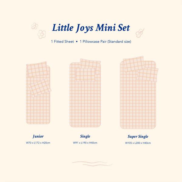 Checkered Bamboo Mini Set