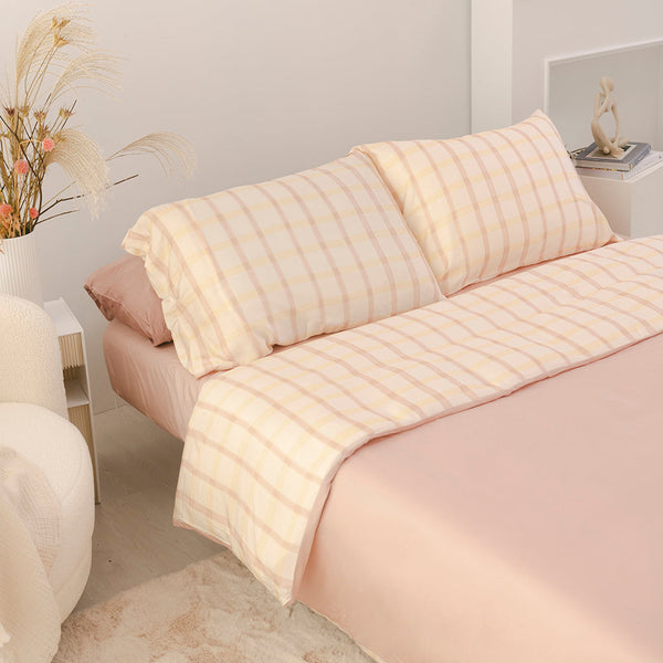 Checkered Bamboo Sheet Set