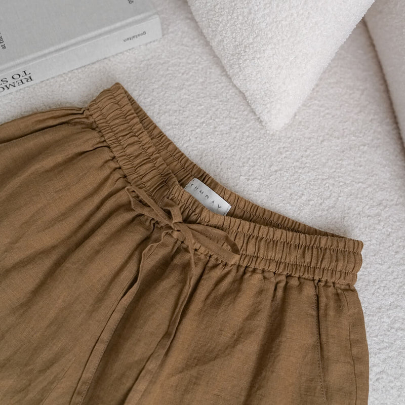 French Linen Off-Day Pants