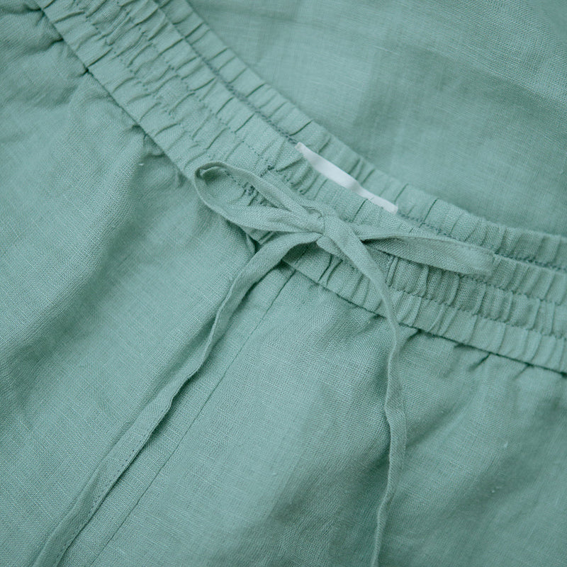 French Linen Off-Duty Shorts