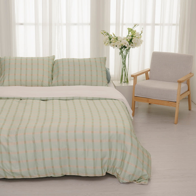 Checkered Bamboo Sheet Set