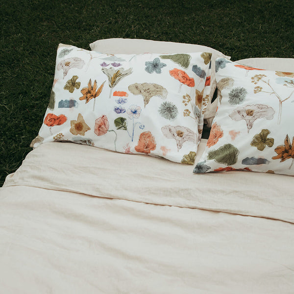 Pillowcase Pair Made with Liberty Fabric