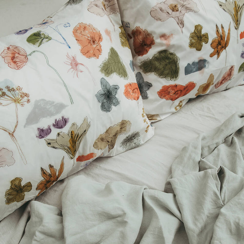 Pillowcase Pair Made with Liberty Fabric
