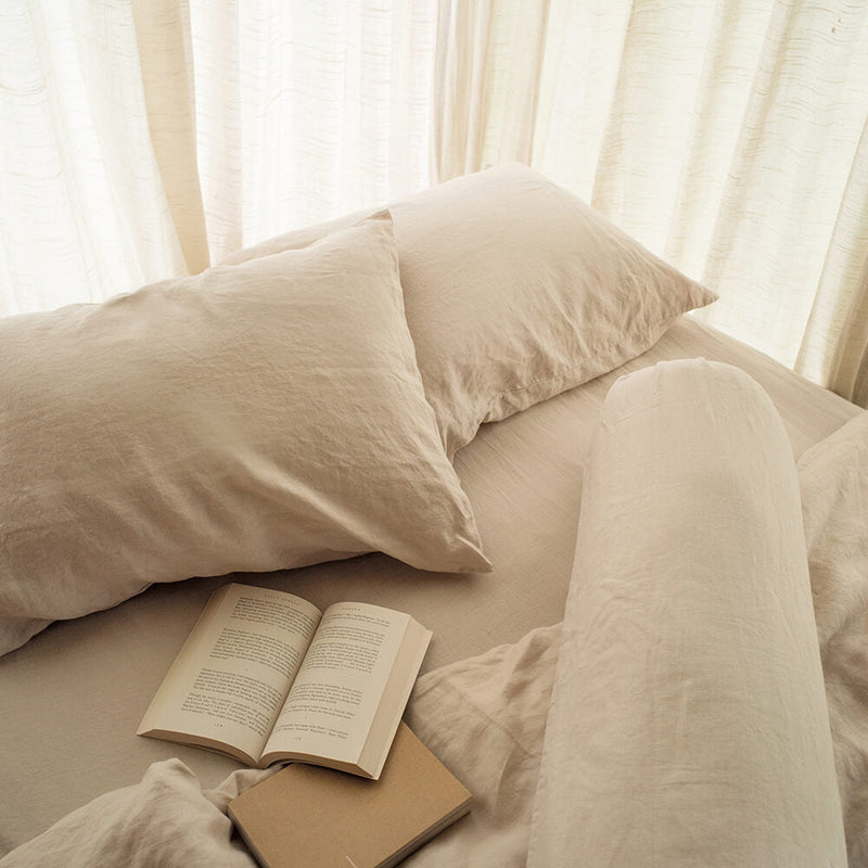 French Linen Pillowcase Pair