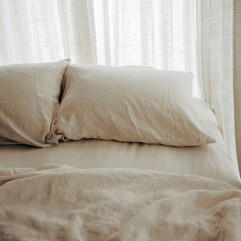 French Linen Pillowcase Pair