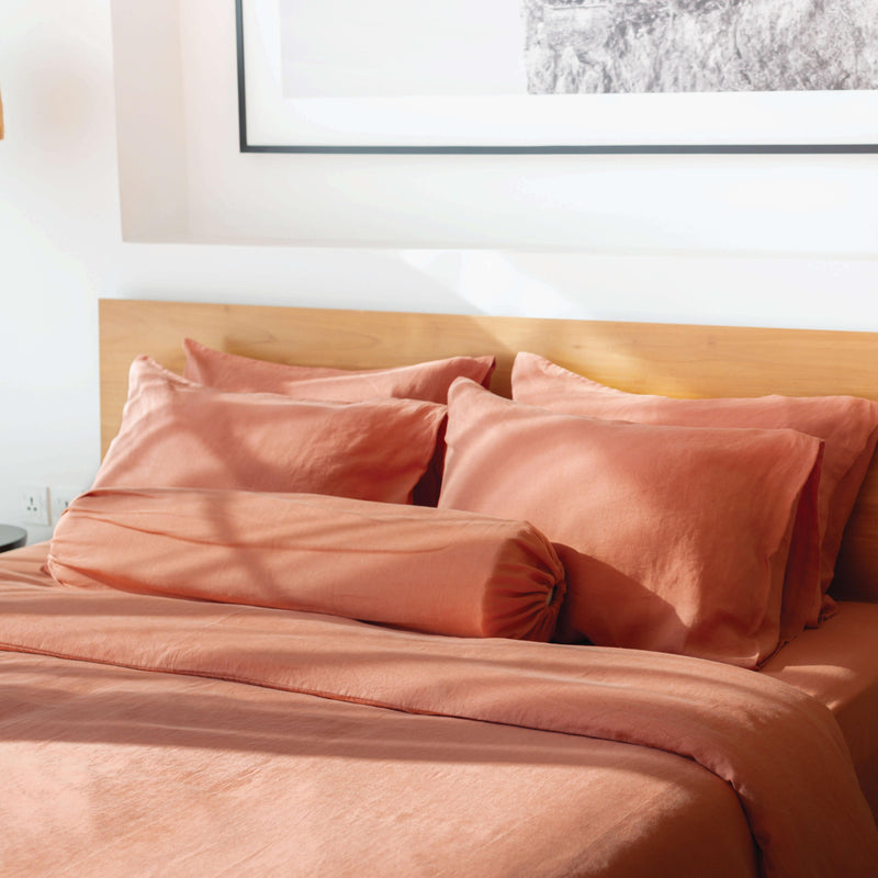 French Linen Bolster Case