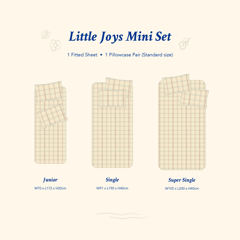 Checkered Bamboo Mini Set
